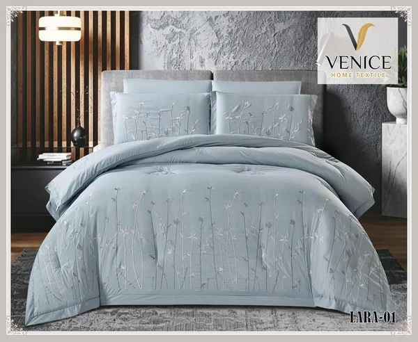 Luxury embroidered duvet set, size 2