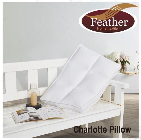 Charlotte- مخدة شارلوت القطنية بحشوة 1800غ ناعمة ومرنة