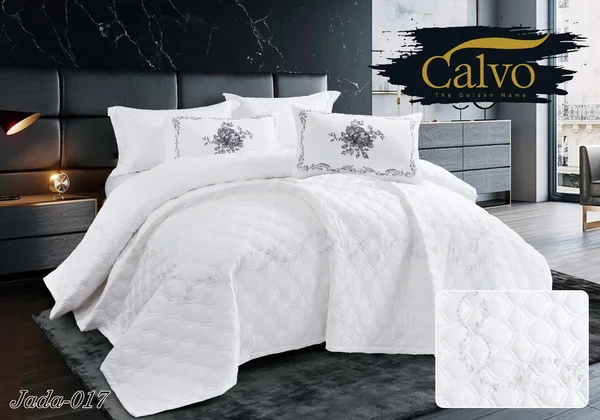 مفرش جادا  نفرين 6 قطع فندقي قطن %100 Jada-01