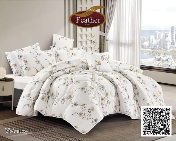 Vivian Summer Quilt | 4 Pieces | 100% Cotton | Double Faced vivian-07