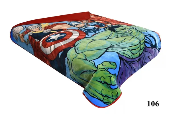 بطانية طبقة واحدة شخصيات دزني من الداخل فرو ناعم قياس 220*160سم- 106