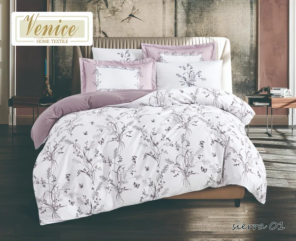 Sierra Duvet Cover Set, Soft Fabric | Size 240*260 | 6 Pieces -Sierra-01 thumbnail 1