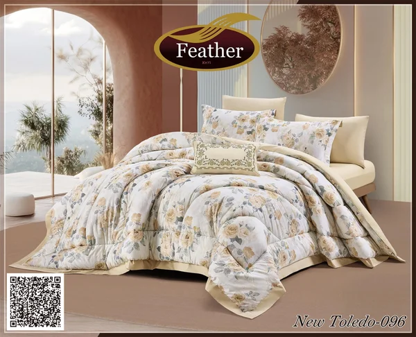 New Toledo Quilt | Summer | Pure Cotton | Twin Size | 4-Piece Set New toledo-096 thumbnail 1