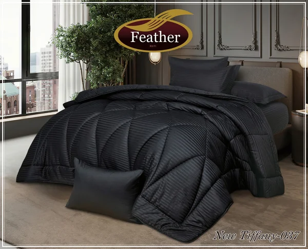 Hotel-style duvet cover made of 100% pure cotton, king size, 6 pieces, New Tiffany-37 thumbnail 1