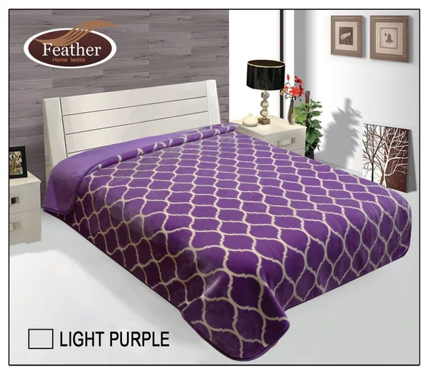 بطانية طبقة واحدة| المقاس 240*220  | مخمل من الخارج ومن الداخل فرو |  4.5كغ