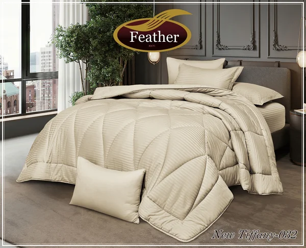 Hotel-style duvet cover made of 100% pure cotton, king size, 6 pieces, New Tiffany-32 thumbnail 1