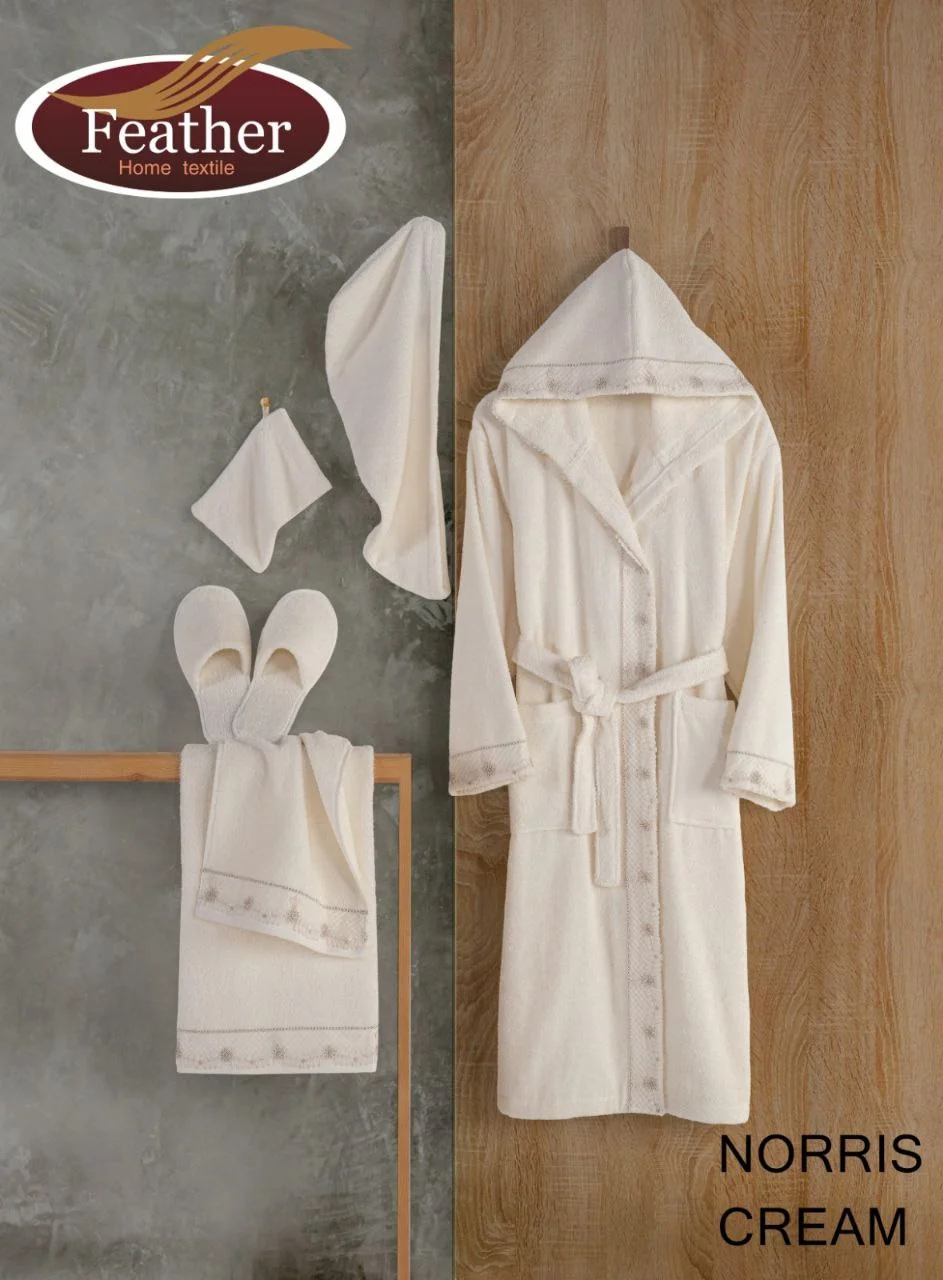 Turkish lace robe set | 7 pieces, cotton, free size - Image 4