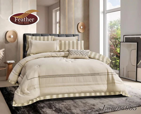 لحاف لميس مطرز | نفرين 7 قطع | قطن %100 Lamis-03 thumbnail 1