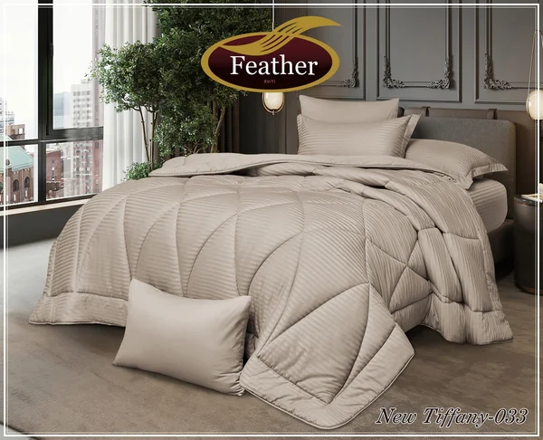 Hotel-style duvet cover made of 100% pure cotton, king size, 6 pieces, New Tiffany-33 thumbnail 1