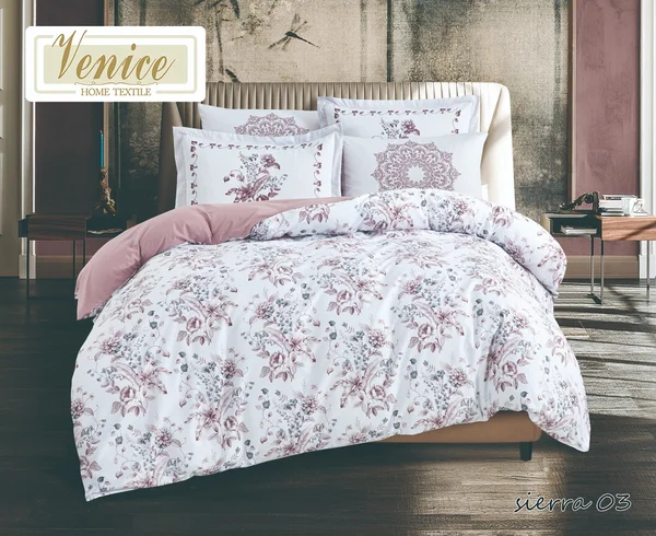 Sierra Duvet Cover Set, Soft Fabric | Size 240*260 | 6 Pieces -Sierra-03 thumbnail 1