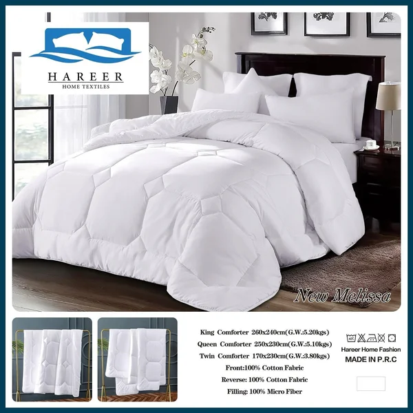 Melissa Hotel filling offers superior comfort, a soft texture, and is suitable for all seasons.