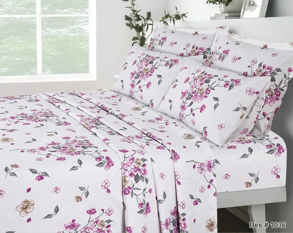 Venice brand floral bed sheet