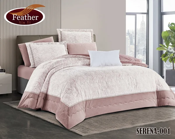لحاف سيرينا الفندقي | من الخارج فوطة من الداخل فرو | 7 قطع-serena-01