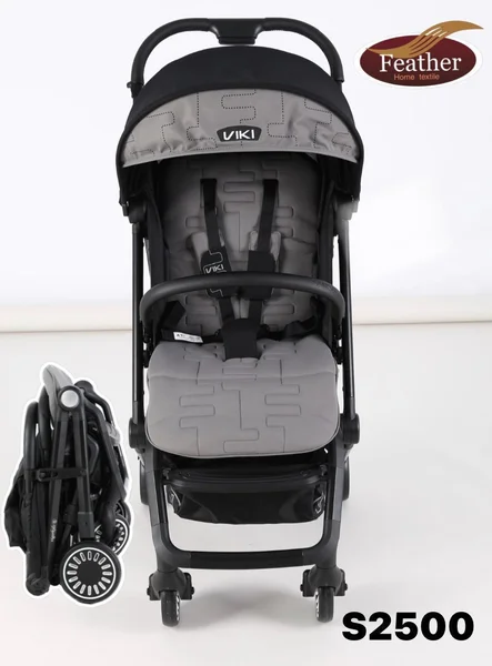 استمتع بتجربة تنقل مريحة وآمنة مع عربة الأطفال من ماركة فذر بتصميم ولون مميز - s2500