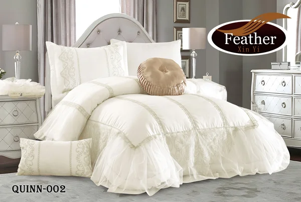 لحاف استقبال كوين كشكش شرشف سير قياس نفر ونص 7 قطع -quinn-2 thumbnail 1