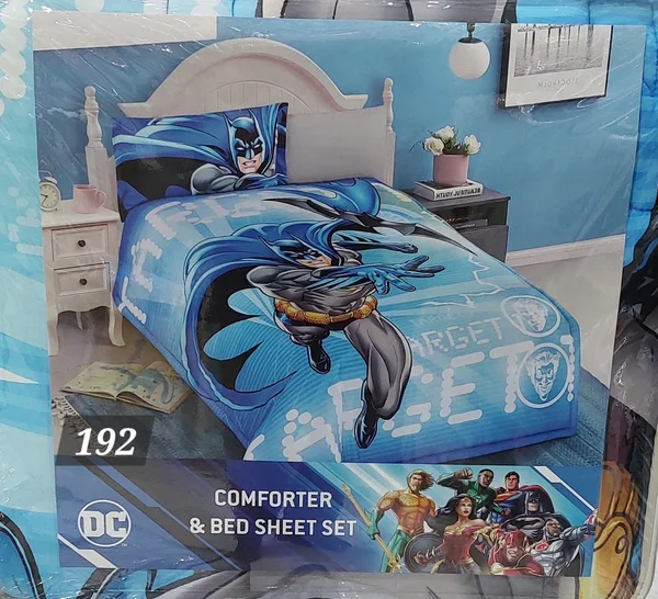 لحاف ديزني الممتع للأطفال | 4 قطع | خامة مايكروفايبر - 192