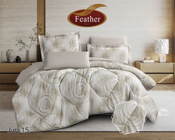 Jimmi tree quilt, 100% cotton, two-piece, 6 pieces - Jim-015