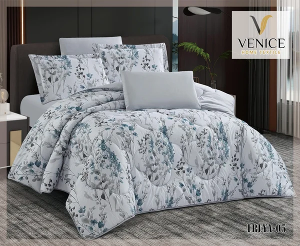 Freya Floral Quilt | For One Person, 4 Pieces - Freya-05 thumbnail 1