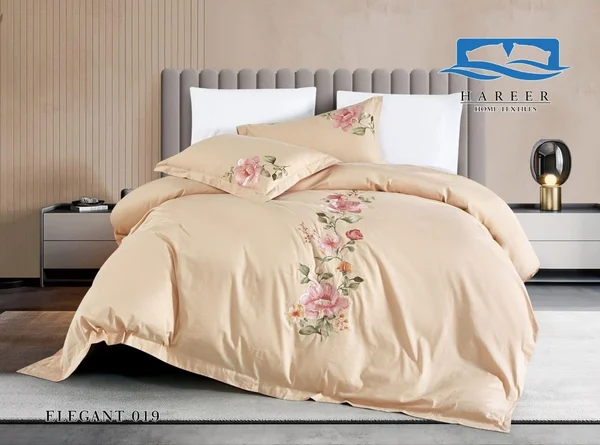 لحاف اليجينت قطن 100%  تطريز  5 قطع - ELEGANT -019