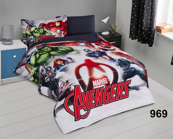 لحاف ديزني الممتع للأطفال | 4 قطع | خامة مايكروفايبر - 969