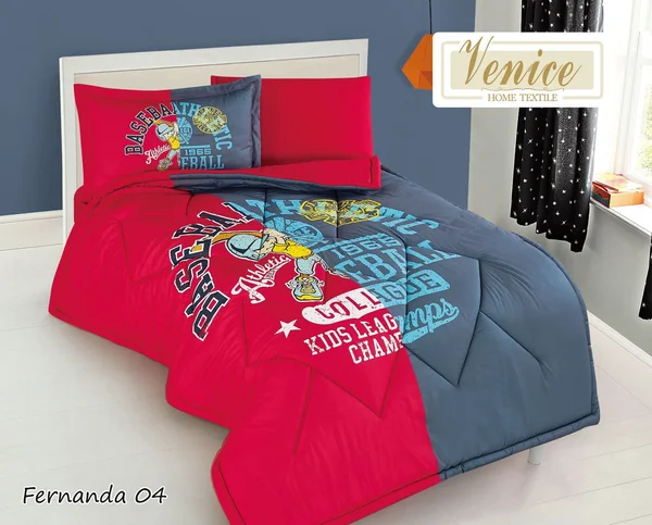 طقم لحاف فرناندا للأطفال | ماركة Venice | ٤ قطع - Fernanda-04