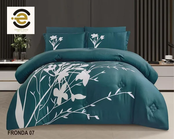 Fronda Summer King Size Quilt Set, 6 Pieces - Fronda-07