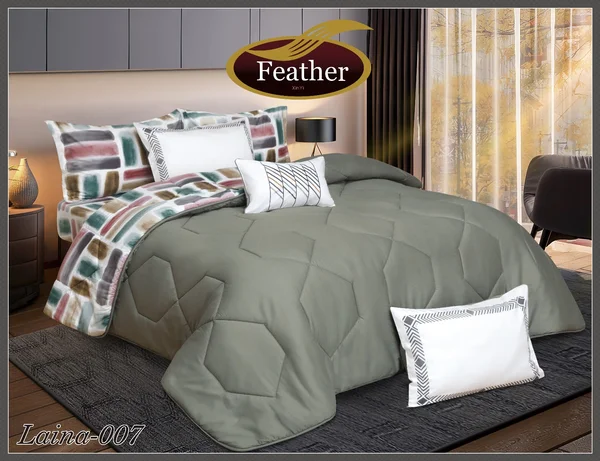 Laina 100% Cotton Queen Size 6-Piece Quilt Set - Laina-07