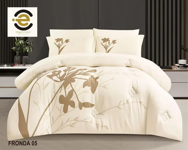 Fronda Summer King Size Quilt Set, 6 Pieces - Fronda-05