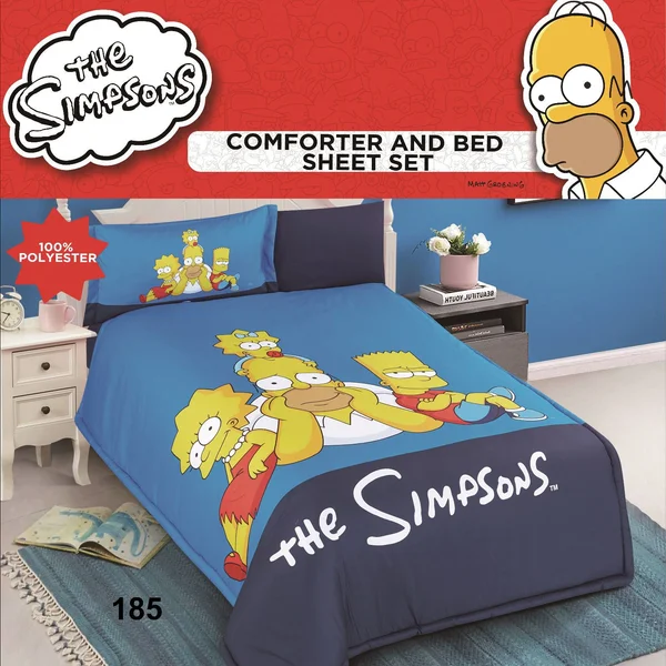 لحاف ديزني الممتع للأطفال | 4 قطع | خامة مايكروفايبر - 185