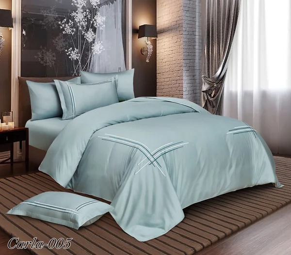 تلبيسة كارلا  بدون حشوة قطن ١٠٠٪؜ كينج سايز ٦ قطع - Carla-05