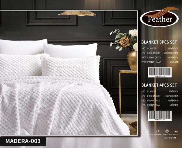 مفرش شتوي ماديرا فرو 4 قطع ✨ - MADERA 03
