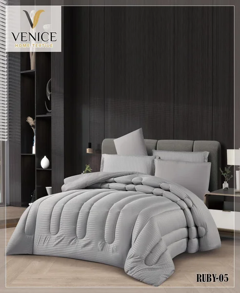 Ruby Summer King Size Quilt Set, 6 Pieces - Ruby-05