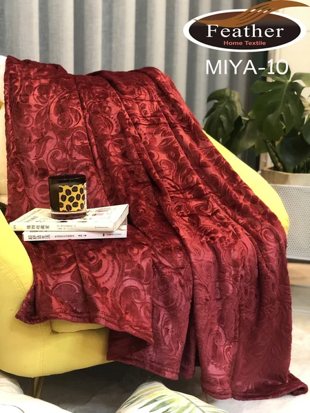 بطانيه مايكرو  مايا فذر  نفرين  مقاس220*CM240