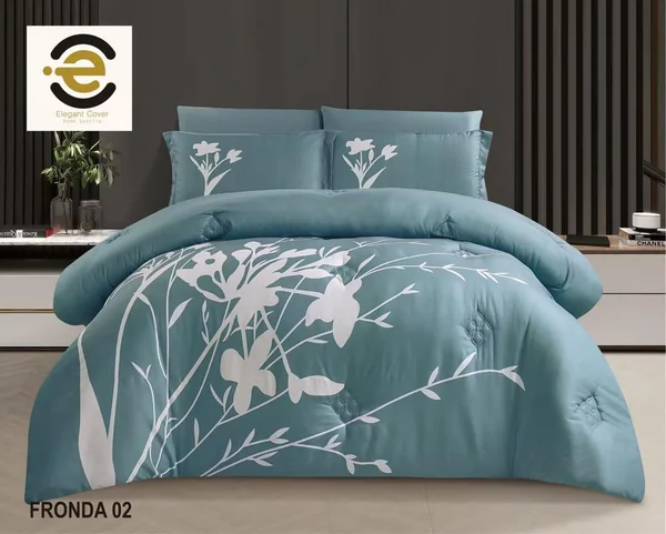 Fronda Summer King Size Quilt Set, 6 Pieces - Fronda-02