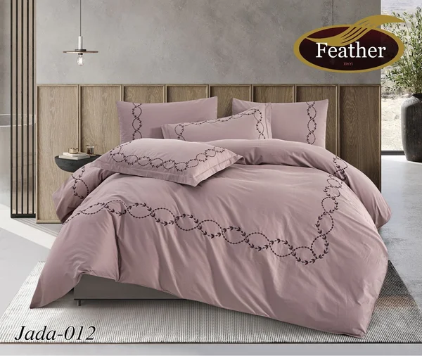 كيس لحاف جادا مطرز | قطن 100 %    نفرين 6 قطع - jada-012