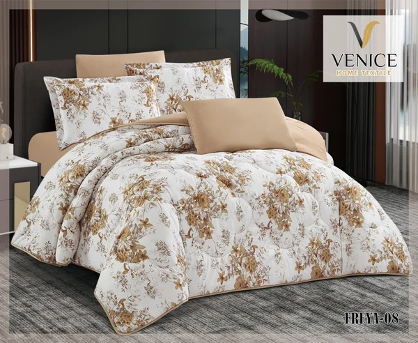 Freya Floral Quilt | For Two People, 6 Pieces - Freya-08 thumbnail 1