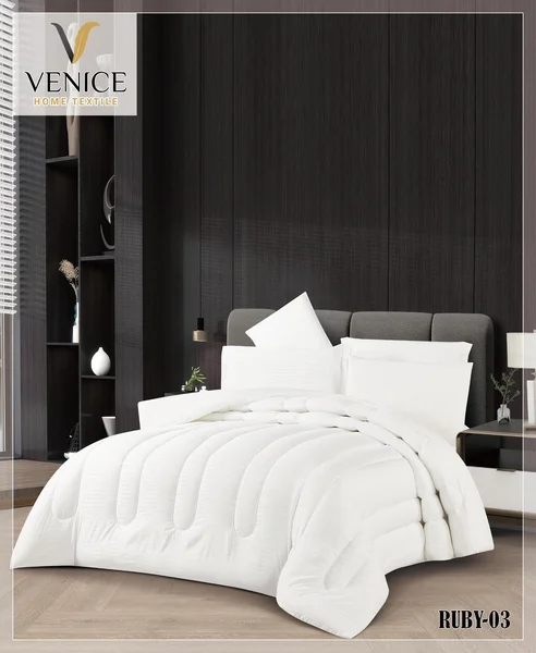 Ruby Summer King Size Quilt Set, 6 Pieces - Ruby-03