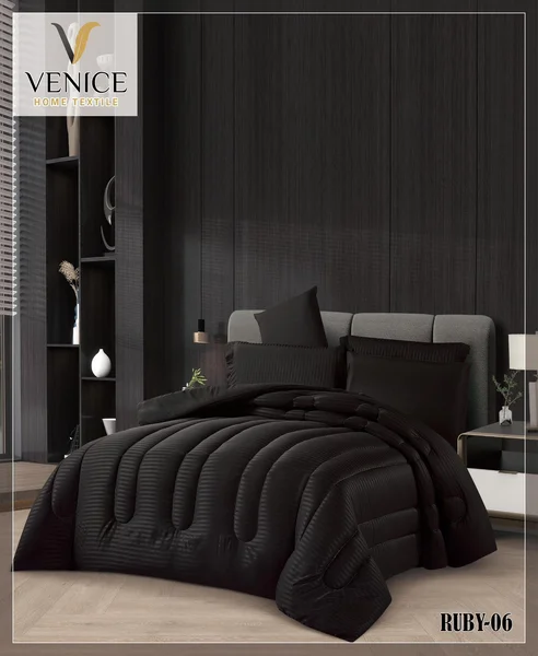 Ruby Summer King Size Quilt Set, 6 Pieces - Ruby-06