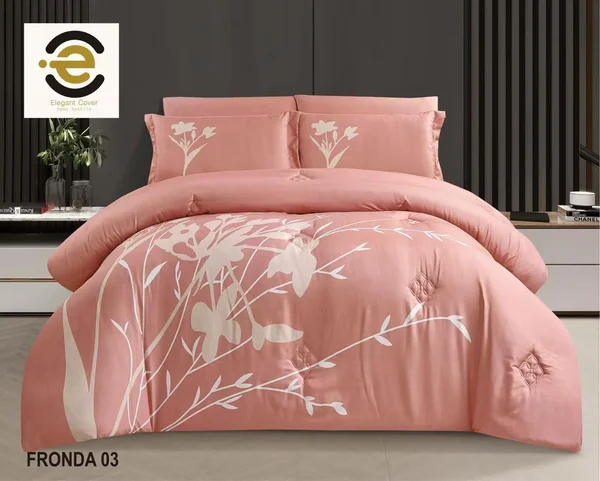 Fronda Summer King Size Quilt Set, 6 Pieces - Fronda-03