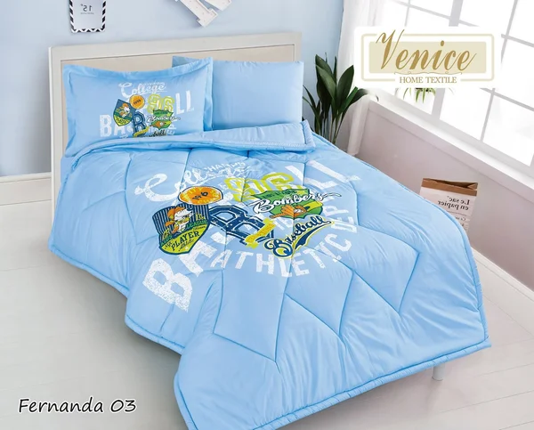طقم لحاف فرناندا للأطفال | ماركة Venice | ٤ قطع - Fernanda-03