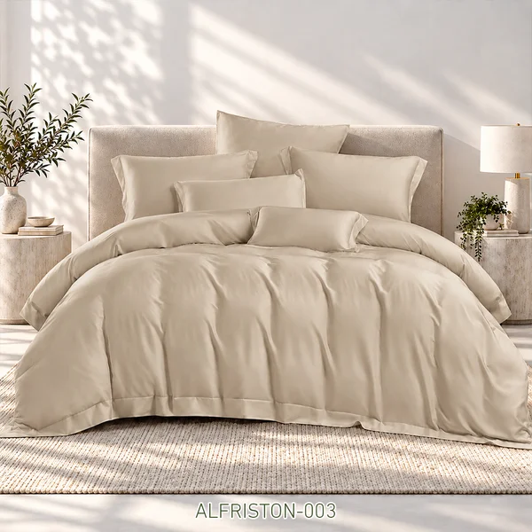 طقم لحاف ALFRISTON مصنوع بالكامل من خامة 100% Bamboo 