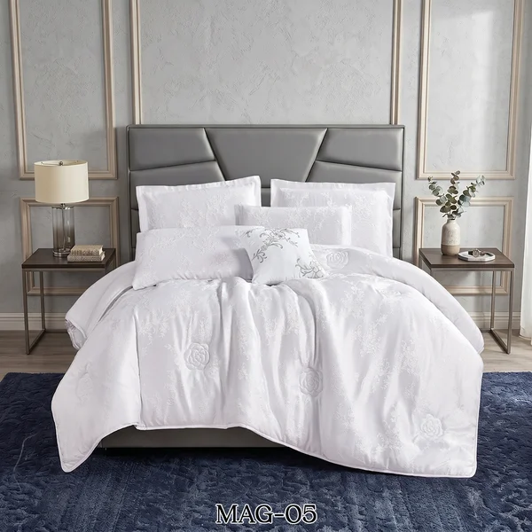 Jacquard duvet set with distinctive raised embroidery, size for two people thumbnail 1